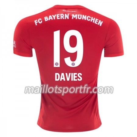 Maillot de Foot Bayern Munich Alphonso Davies 19 Domicile 2019/20